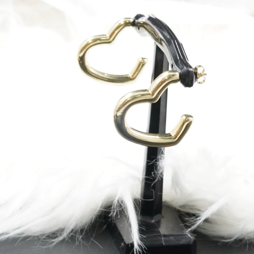 Miniatura 4 de ARETE CORAZON GRUESITO DORADO